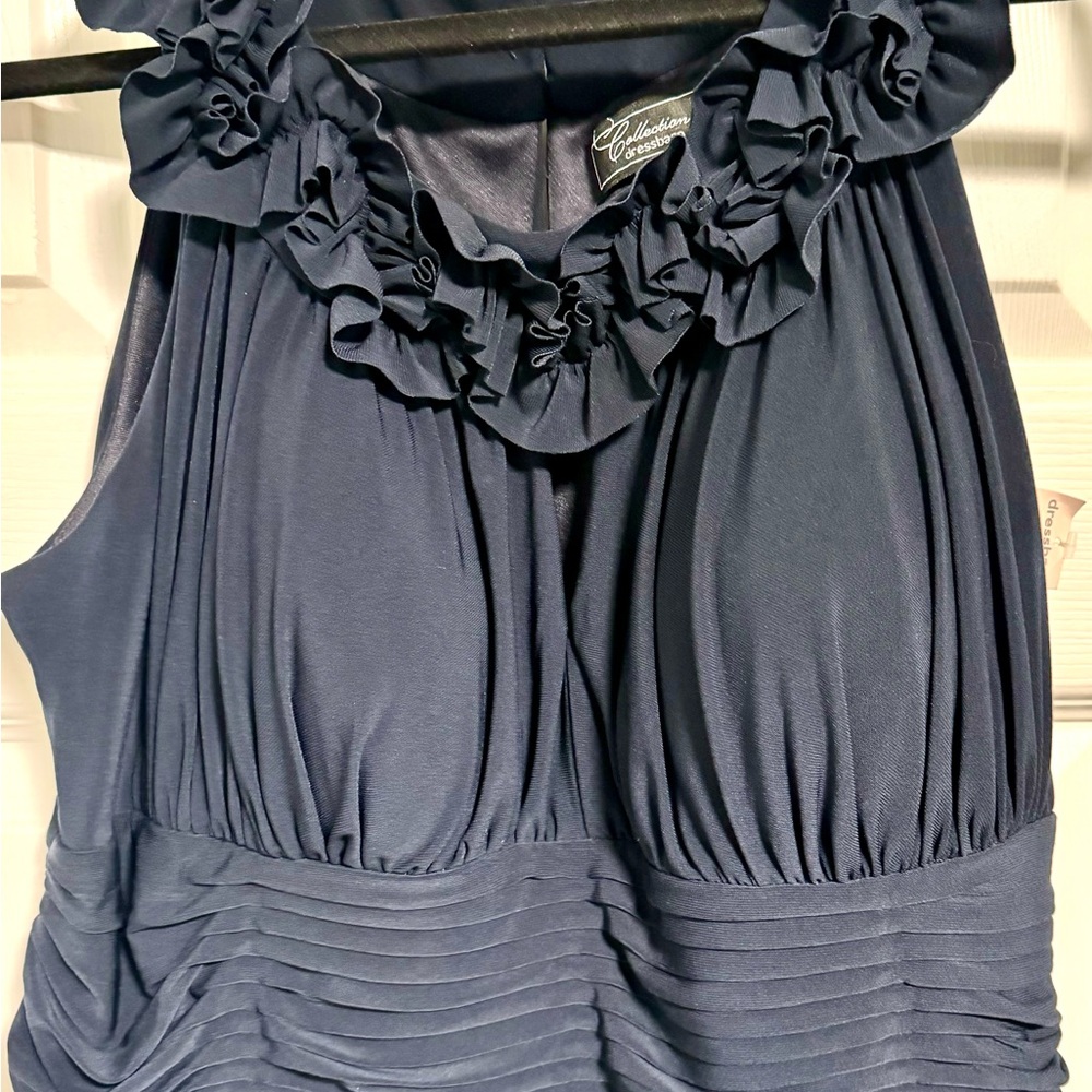 Navy Blue Evening Dress